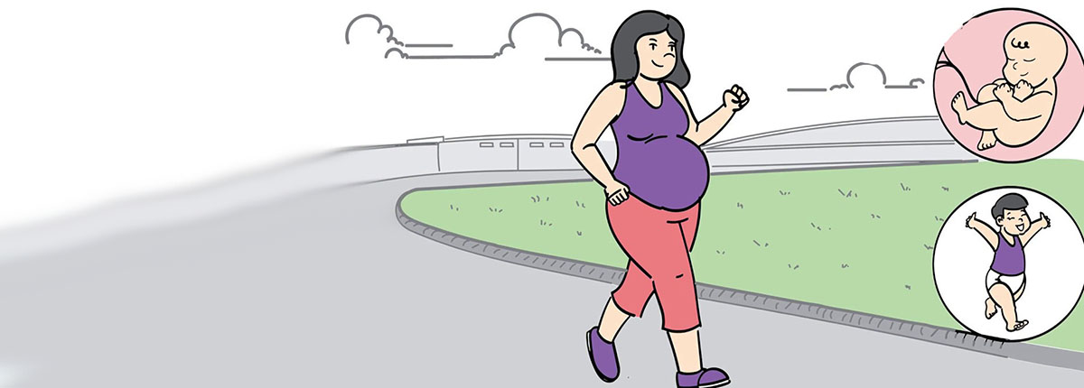 Exercise During Pregnancy Reduces the Risk of Type-2 Diabetes in Offspring - ورزش مادر کاهش خطر دیابت در فرزند